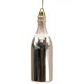 Floristik24 Champagne bottle to hang light gold 10pcs