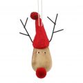 Floristik24 Christmas tree decorations moose 8-10cm 3pcs