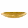 Floristik24 Golden decorative bowl metal Ø35 / 46cm, set of 2
