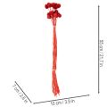Craspedia Dried Flowers Dyed Red 55cm 20 Stems | Floristik24.co.uk