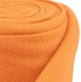 Floristik24 Decorative fleece orange 15cm 5m