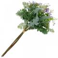 Floristik24 Decorative bouquet, purple silk flowers, spring decorations, artificial asters, carnations and eucalyptus