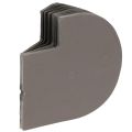 Round Black Honeycomb Paper