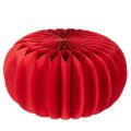 Red Honeycomb Paper Pumpkin