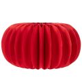 Red Honeycomb Paper Pumpkin