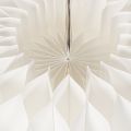 White Honeycomb Paper Pumpkin Decoration 34cm Set of 2 | Floristik24.co.uk