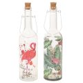 Floristik24 Deco bottle LED flamingo 37.5cm warm white 2pcs