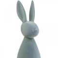 Floristik24 Deco Bunny Deco Easter Bunny Flocked Grey-Green H69cm