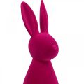 Floristik24 Deco Bunny Pink Deco Easter Bunny Flocked H47cm