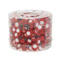 Floristik24 Decorative ladybugs for gluing 1cm red 360pcs