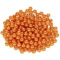 Floristik24 Orange Plastic Craft Beads, 8 mm, 250 Pieces for Home Décor