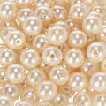 Decorative Beads Ø10mm Champagne 115 pcs | Floristik24.co.uk