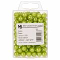 Decorative beads Ø10mm green 115 pieces | Floristik24.co.uk