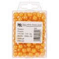 Decorative Beads Ø10mm Orange 115 pcs | Floristik24.co.uk