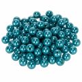Floristik24 Decorative Beads Ø10mm Turquoise 115 pcs