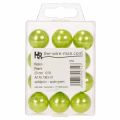 Decorative Beads Ø2cm Apple Green 12 pcs | Floristik24.co.uk