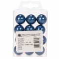 Decorative Beads Ø2cm Blue 12 pcs | Floristik24.co.uk