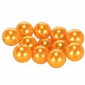 Floristik24 Decorative Beads Ø2cm Orange 12 pcs