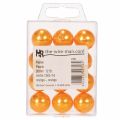Decorative Beads Ø2cm Orange 12 pcs | Floristik24.co.uk