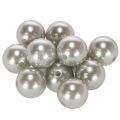 Floristik24 Decorative Beads Ø2cm Silver 12 Pcs