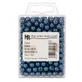 Blue Plastic Decorative Beads, 8 mm, 250 Pieces for Home Decor and Jewellery Making | Floristik24.co.uk