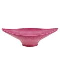 Floristik24 Deco bowl Pink 34cm x 17,5cm H10cm, 1pc