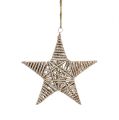 Floristik24 Decorative star for hanging 25cm from vine 1pc