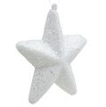 Floristik24 Deco star white for hanging 20cm