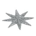 Floristik24 Decorative stars silver Ø5cm 20pcs
