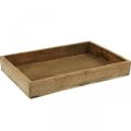 Floristik24 Decorative tray wooden tray rectangular arrangement underlay 37×25cm