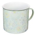 Floristik24 Decorative mug, plant pot, mandala, enamelled, Ø13cm H12cm