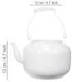 Decorative metal teapot with vintage look for flower arrangements | Floristik24.co.uk