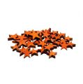 Floristik24 Wooden stars mix Orange for spreading 3-5cm 72pcs