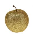Floristik24 Deco apples gold with mica Ø6cm 12pcs