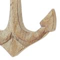 Floristik24 Decorative anchor wooden pendant natural 41,5×16,5cm