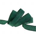 Floristik24 Decorative ribbon dark green 25mm 20m