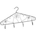 Floristik24 Decorative hook rack clothes hanger with hooks vintage gray 40×23cm