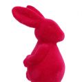 Floristik24 Decorative rabbits, flocked, assorted. 13cm 8pcs