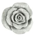 Floristik24 Decorative rose gray 13cm