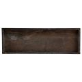 Floristik24 Decorative tray, oblong wooden tray, brown, rustic, 42×14×3cm