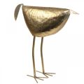 Floristik24 Deco bird Deco figure bird gold metal decoration 46×16×39cm