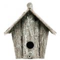 Floristik24 Decorative birdhouse for hanging Bird house decoration bark H21cm