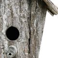 Floristik24 Decorative birdhouse for hanging Bird house decoration bark H21cm