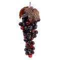 Floristik24 Deco grapes dark red 22cm