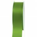 Floristik24 Gift and decoration ribbon green 40mm 50m