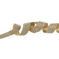 Floristik24 Deco ribbon gold with mica 10mm 150m