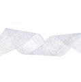 Floristik24 Deco ribbon mesh ribbon silver 50mm 20m