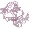 Floristik24 Decorative ribbon lace 22mm 20m lilac