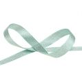 Floristik24 Deco ribbon with glitter Mint 15mm 25m