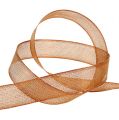 Gift ribbon for decoration with Lurexstreifen copper 25mm 20m | Floristik24.co.uk